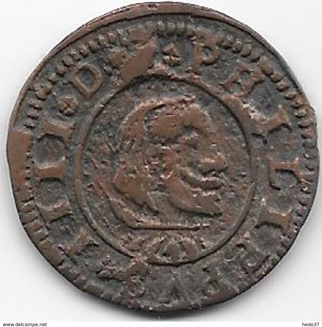 Espagne - Philippe IV -  Cuivre - Provincial Currencies