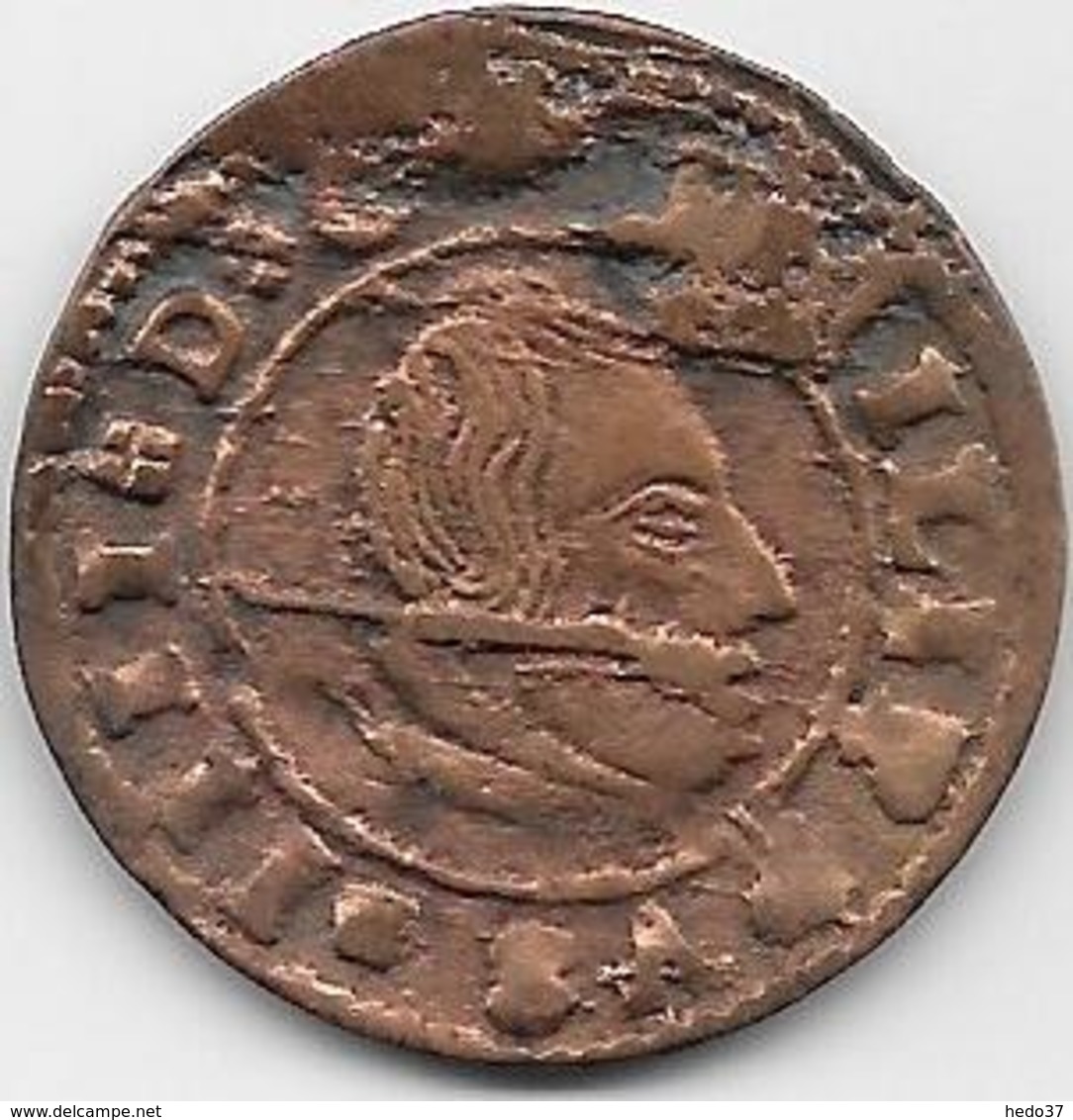 Espagne - Philippe IV -  Cuivre - Monnaies Provinciales