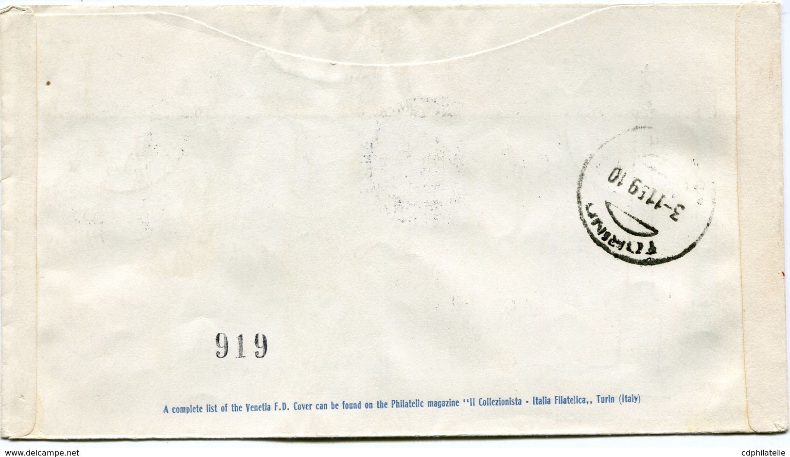 VATICAN LETTRE RECOMMANDEE DEPART CITTA DEL VATICANO 27-10-59 POSTA AEREA POUR L'ITALIE - Lettres & Documents