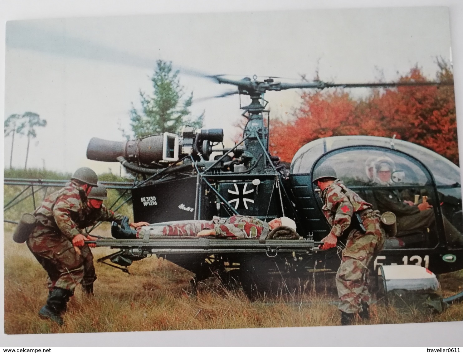 Deutsche Bundeswehr. Verwundetentransport Mit Hubschrauber, 1980 - Manoeuvres