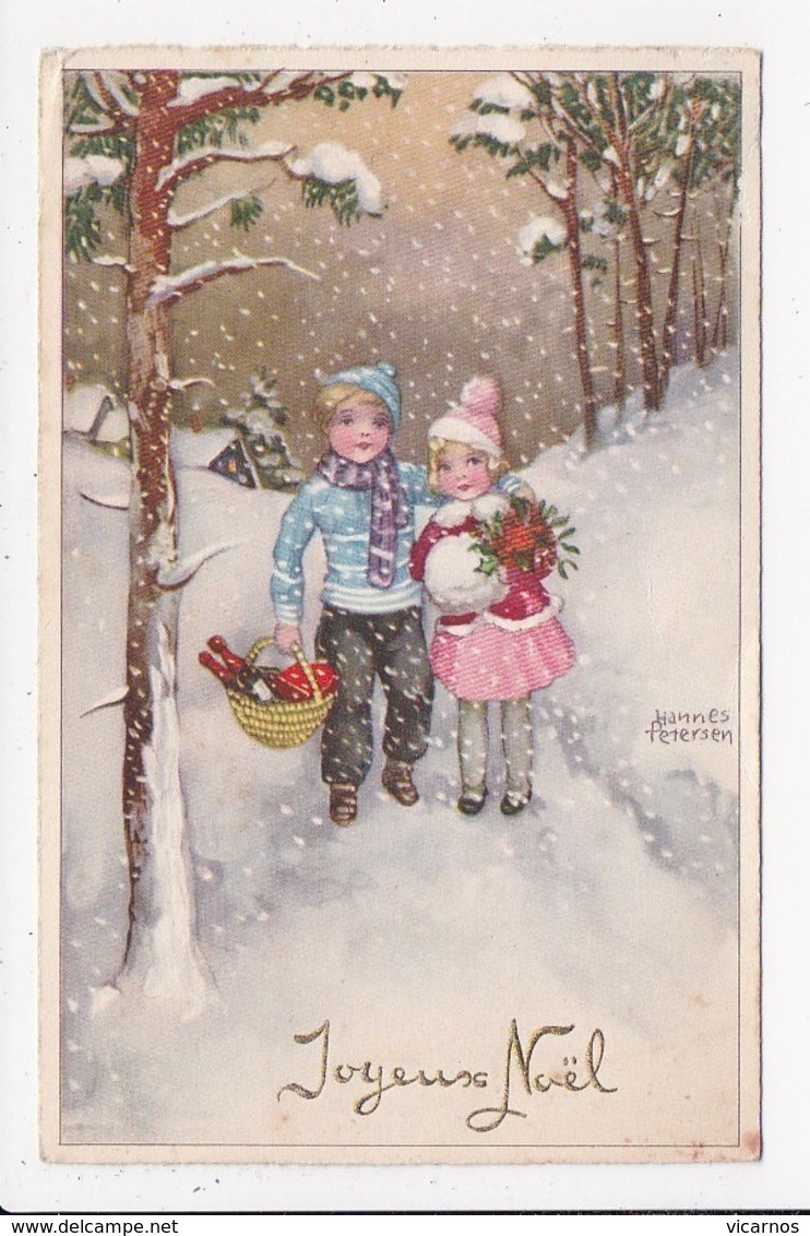 CPA ILLUSTRATEUR PETERSEN Joyeux Noël - Petersen, Hannes