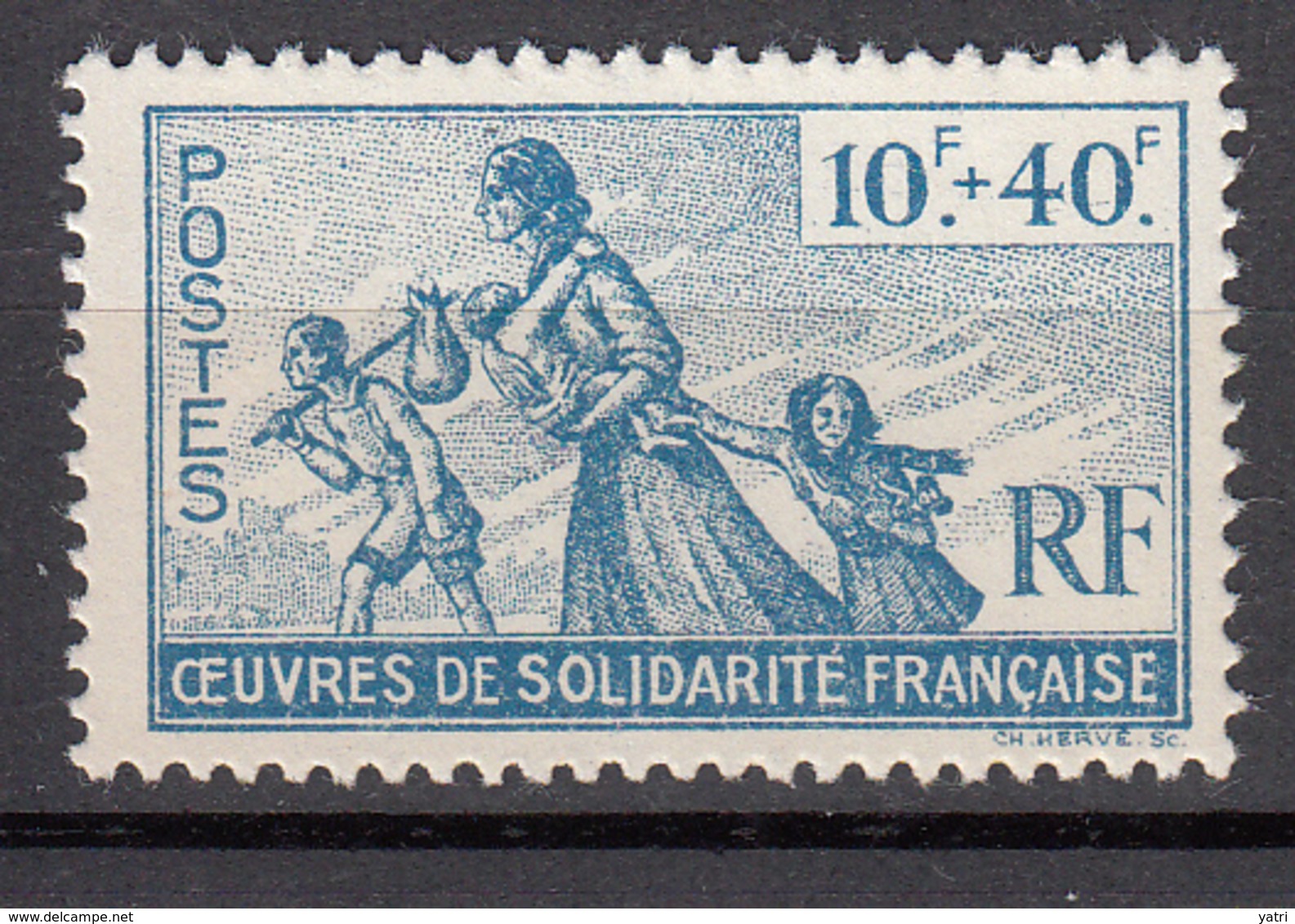 Francia - Yv. 66 ** - 1944 Entraide Française