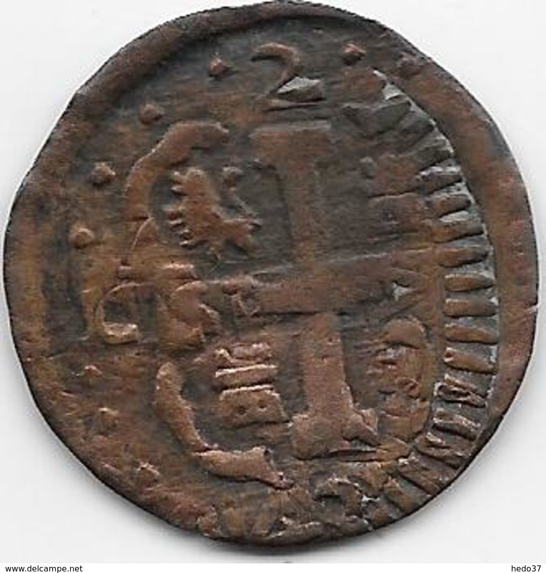 Espagne - Ferdinand V - 1468-1516 -  Cuivre - Monnaies Provinciales