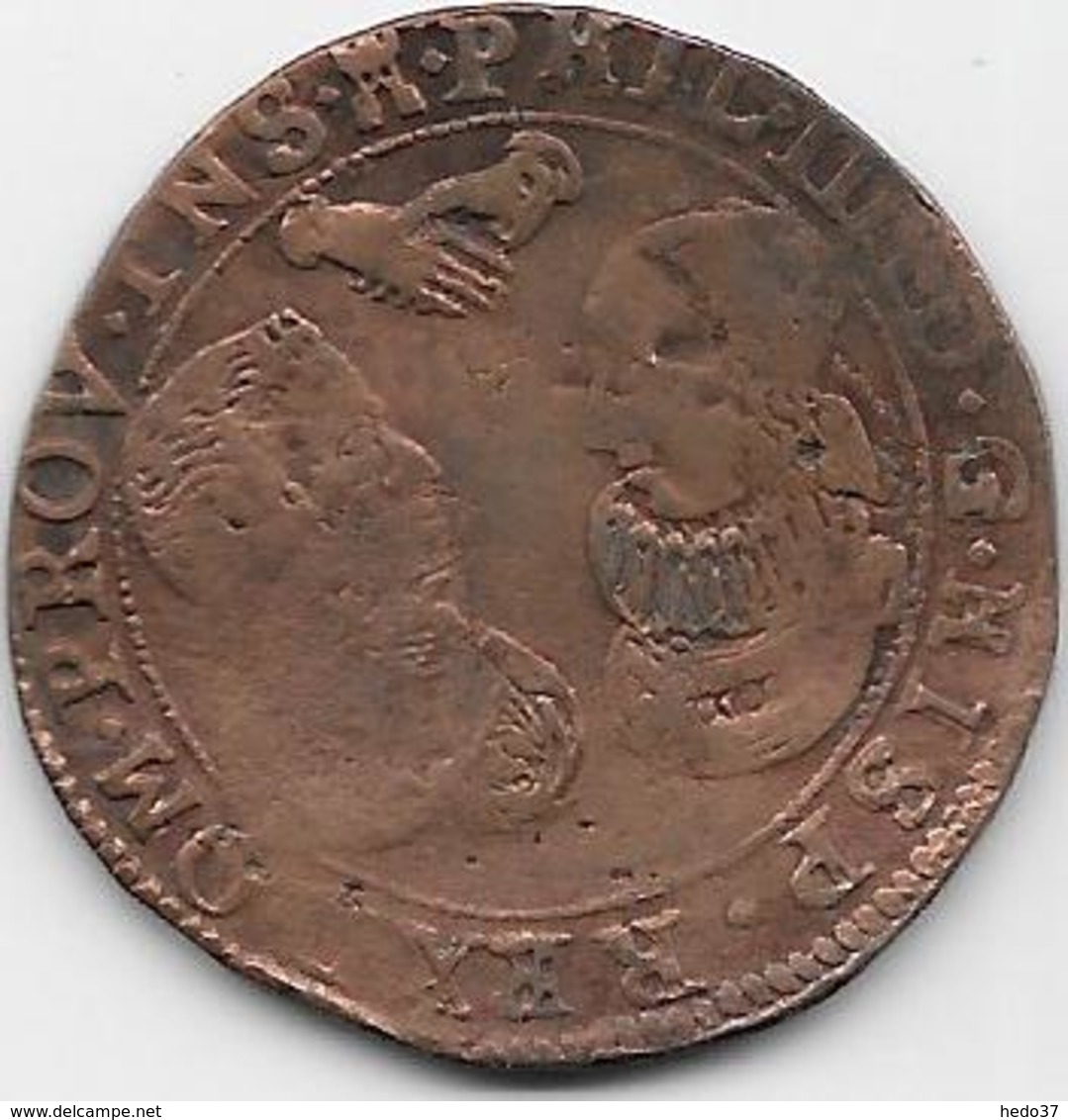 Espagne - Philippe IV - 1621-1665 -  Cuivre - Monnaies Provinciales