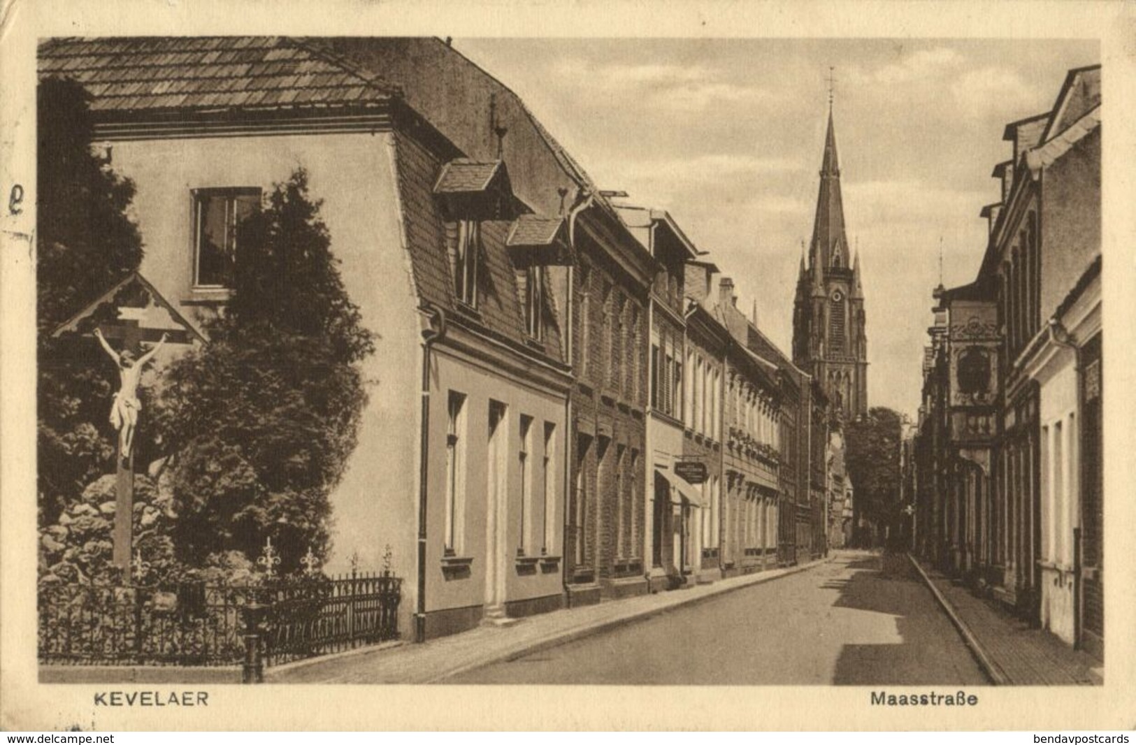 KEVELAER, Maasstrasse (1929) AK - Kevelaer