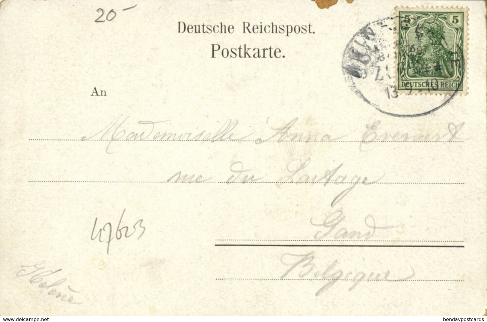 KEVELAER, Hauptstrasse, Bahnstrasse, Kaiserl. Postamt (1910) Litho AK Bahnpost - Kevelaer