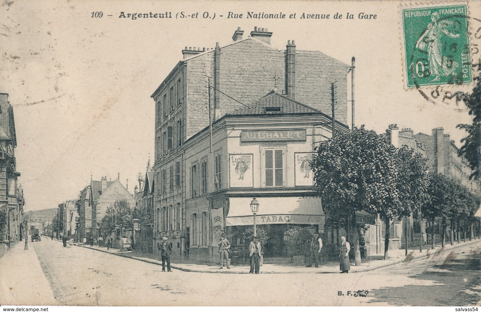 95) ARGENTEUIL : Rue Nationale Et Avenue De La Gare - Argenteuil