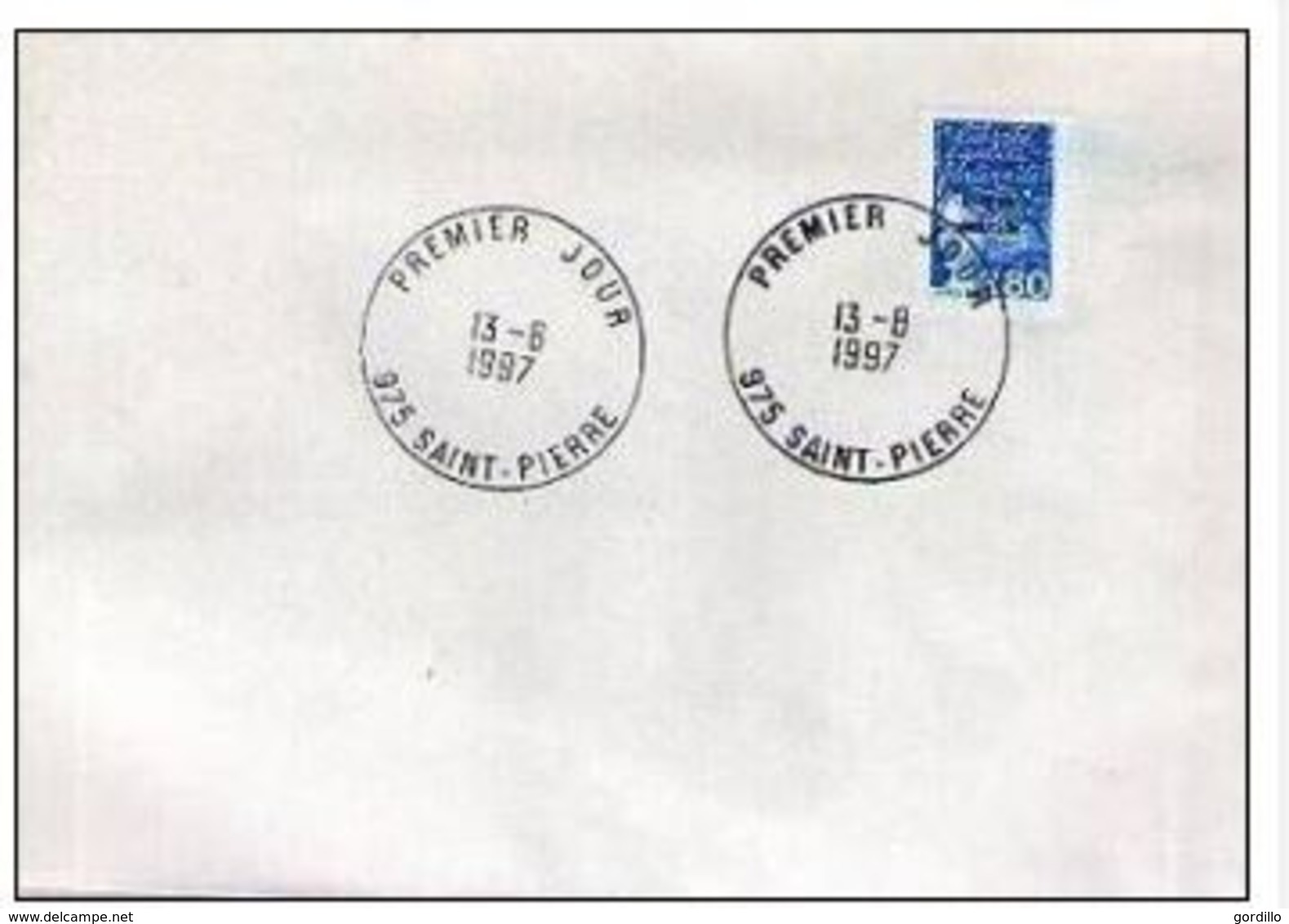 FDC Saint Pierre Et Miquelon Marianne Du 14 Juillet Bdf ( Luquet )  3,80F 13-08-1997 - FDC