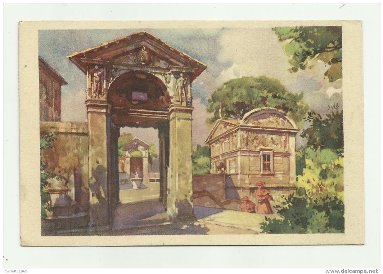 GIARDINI VATICANI- INGRESSO ALLA CASINA DI PIO IV  ILLUSTRATA ALDO RAIMONDI VIAGGIATA FP - Vatikanstadt