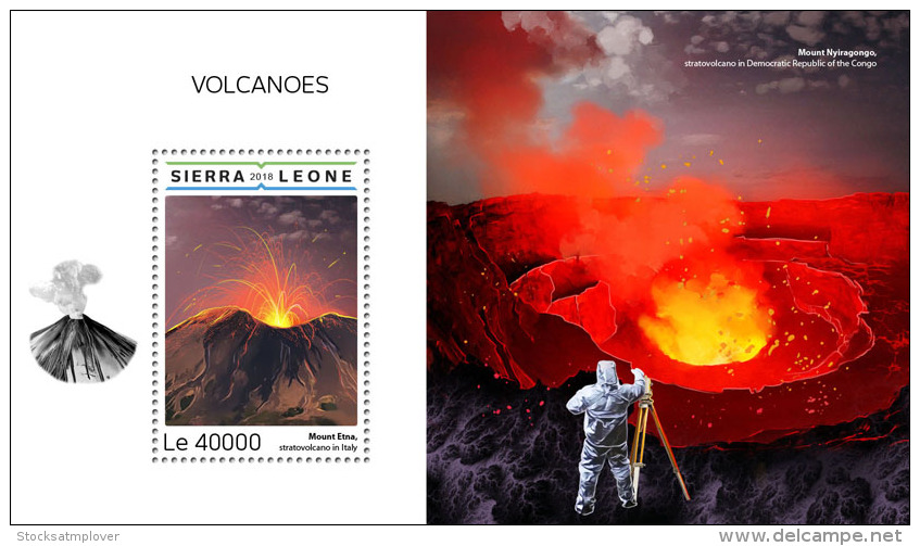 Sierra Leone 2018 Volcanoes  S201809 - Sierra Leone (1961-...)