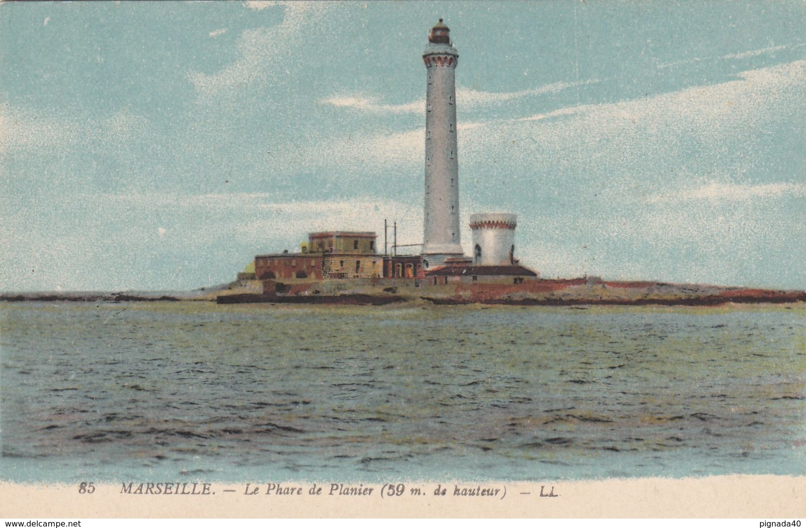 Cp , 13 , MARSEILLE , Le Phare Du Planier (59 M. De Hauteur) - Non Classificati