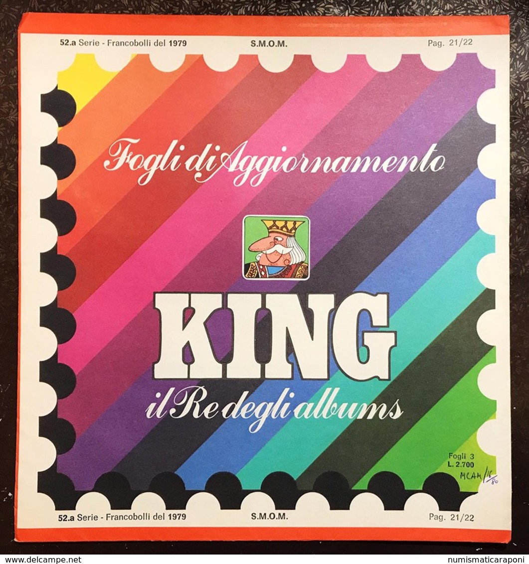 SMOM Fogli Marini King 1979 - Sovrano Militare Ordine Di Malta