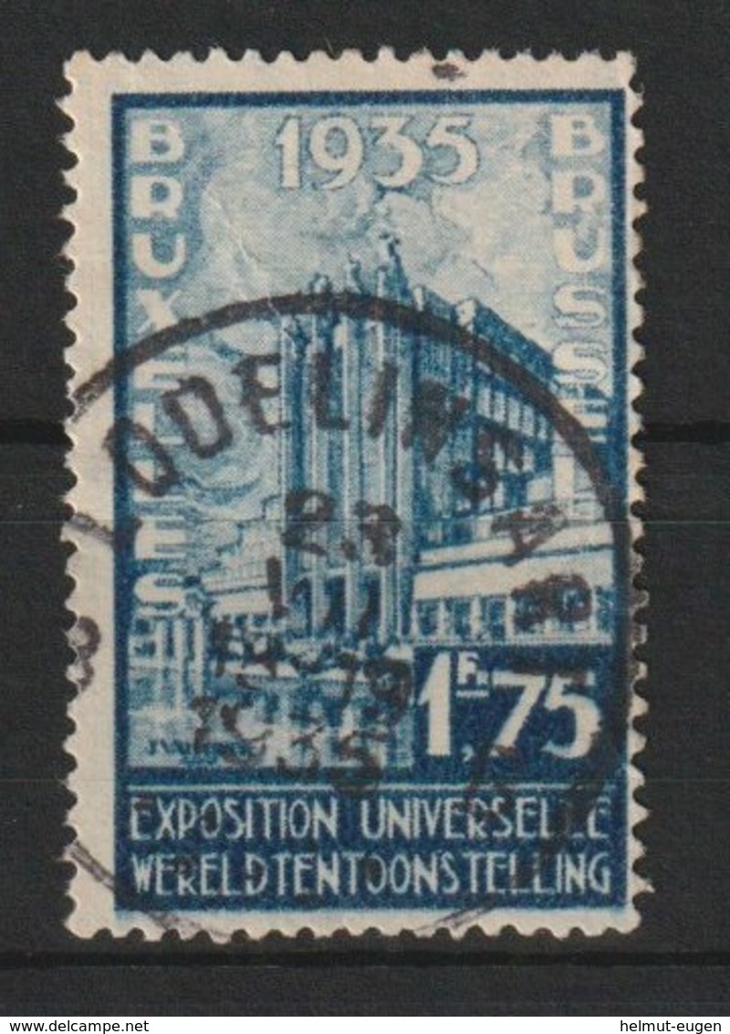 MiNr. 381  Belgien / 1934, 1. Juli. Weltausstellung 1935, Brüssel - 1929-1941 Grand Montenez