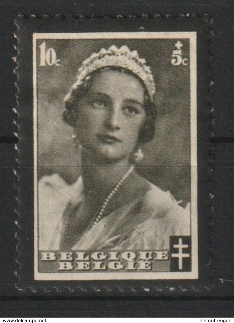 MiNr. 407 Belgien       1935, 3. Okt. Tod Von Königin Astrid; Kampf Gegen Die Tuberkulose (I). - 1929-1941 Groot Montenez