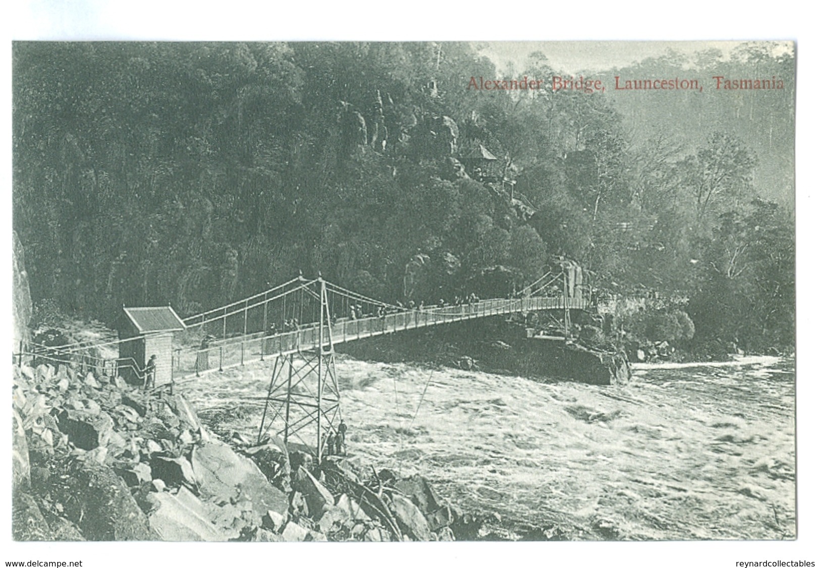 Vintage Tasmania, Launceston Alexander Bridge Pc Unused - Lauceston