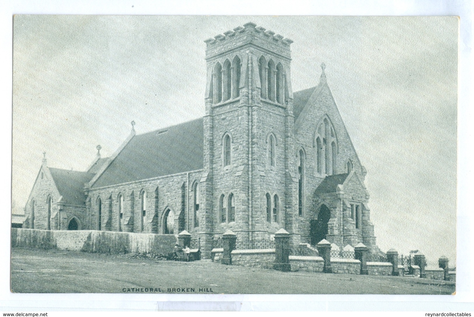 Vintage Australia, Broken Hill, Cathedral Pc Unused, J.Brokenshire - Broken Hill