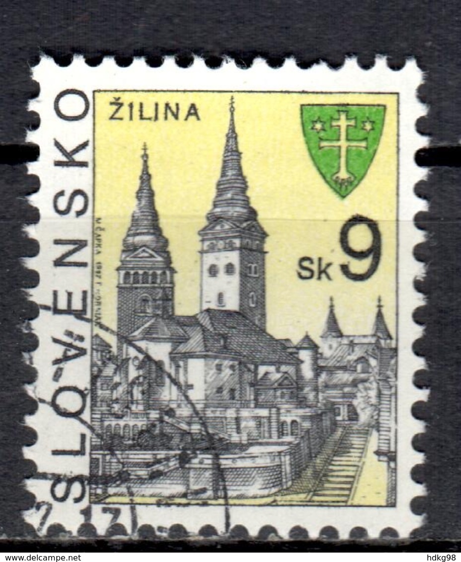 SK+ Slowakei 1997 Mi 276 284 Zilina, Martin - Usados