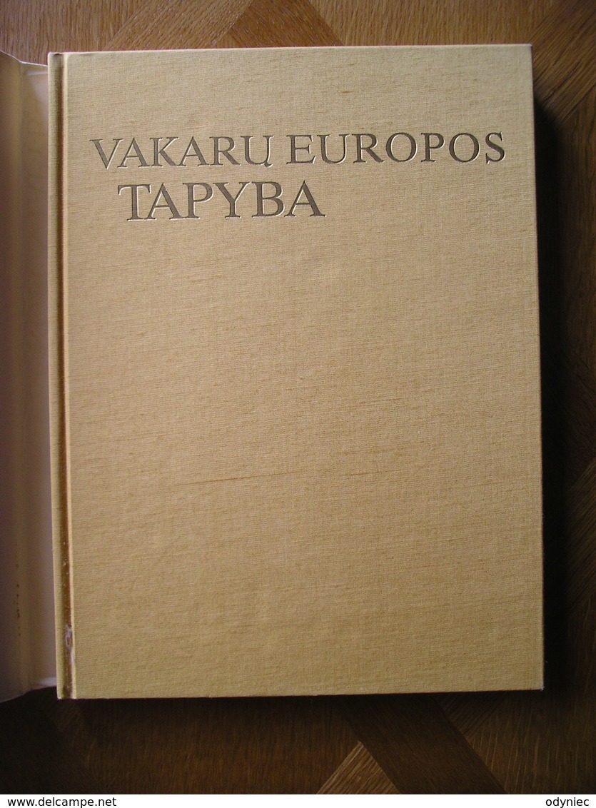 LITHUANIA Vakaru Europos Tapyba (Painting Of West Europe) Eugenijus Potalujus 1982 - Cultural