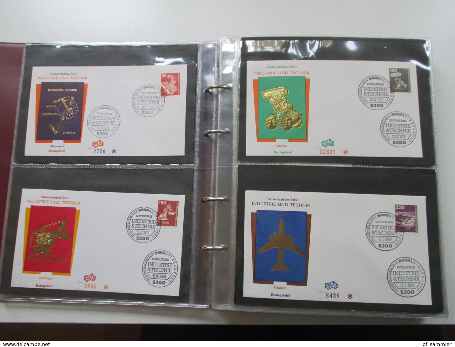 Album FDC BRD u. Berlin insgesamt 76 Belege FDC. Auch Kleinbogen 1979 / 80 Und Blocks ab Block 3 (2x) Hoher KW