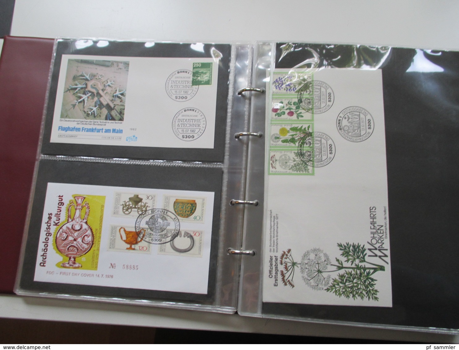 Album FDC BRD u. Berlin insgesamt 76 Belege FDC. Auch Kleinbogen 1979 / 80 Und Blocks ab Block 3 (2x) Hoher KW