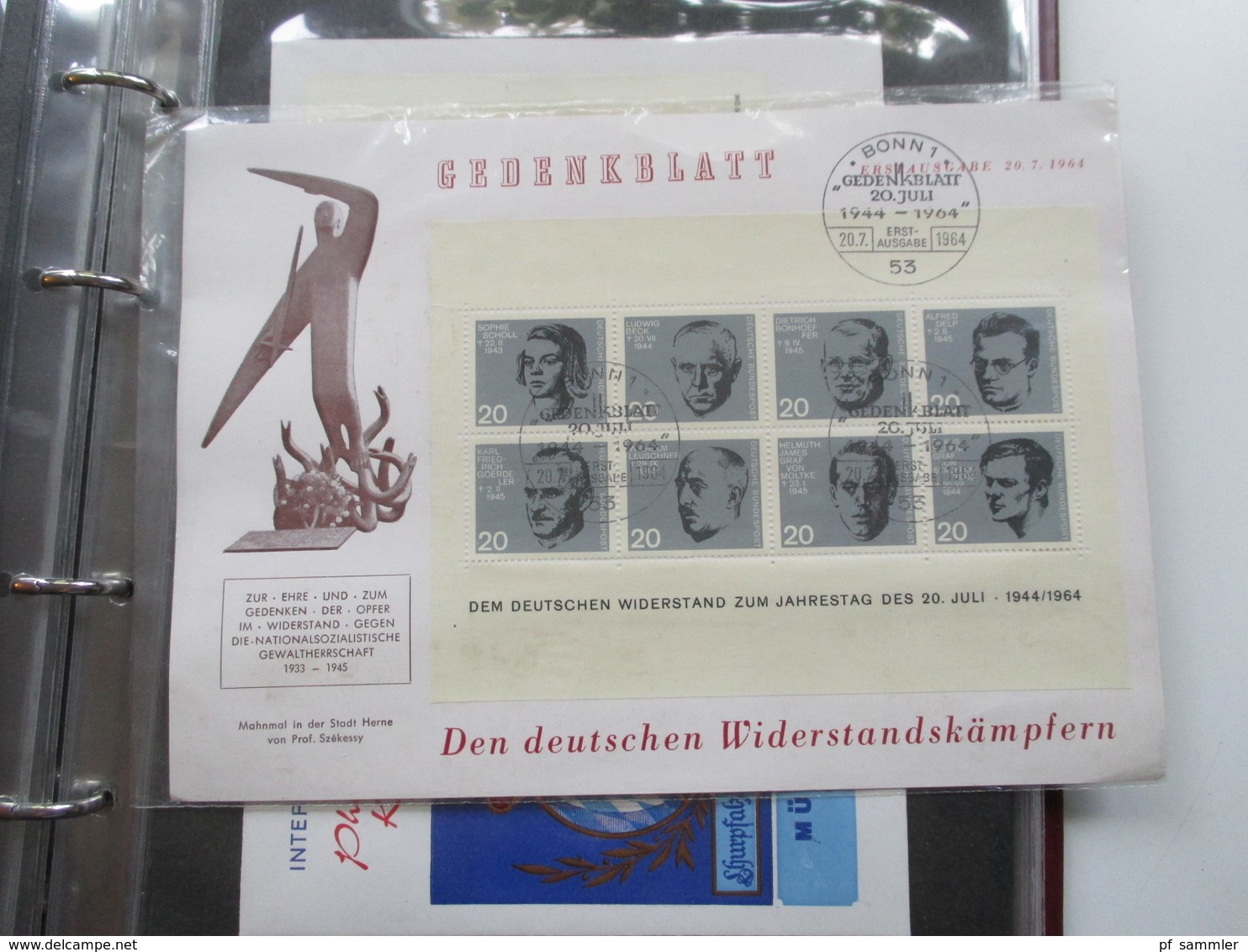 Album FDC BRD u. Berlin insgesamt 76 Belege FDC. Auch Kleinbogen 1979 / 80 Und Blocks ab Block 3 (2x) Hoher KW