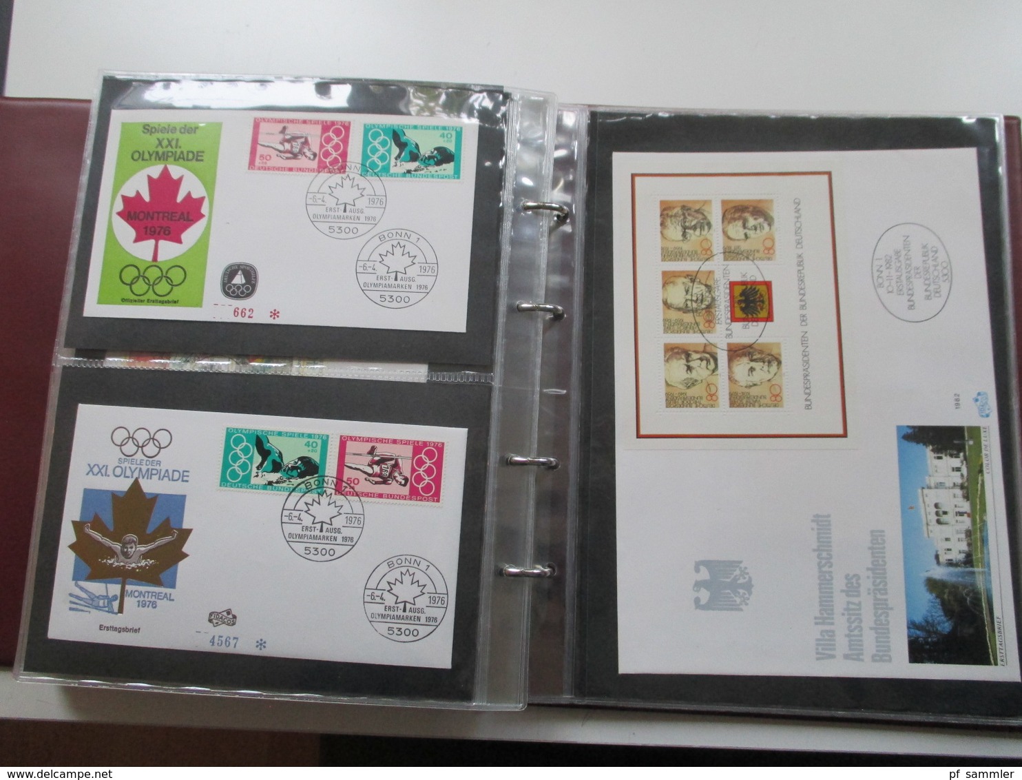 Album FDC BRD u. Berlin insgesamt 76 Belege FDC. Auch Kleinbogen 1979 / 80 Und Blocks ab Block 3 (2x) Hoher KW