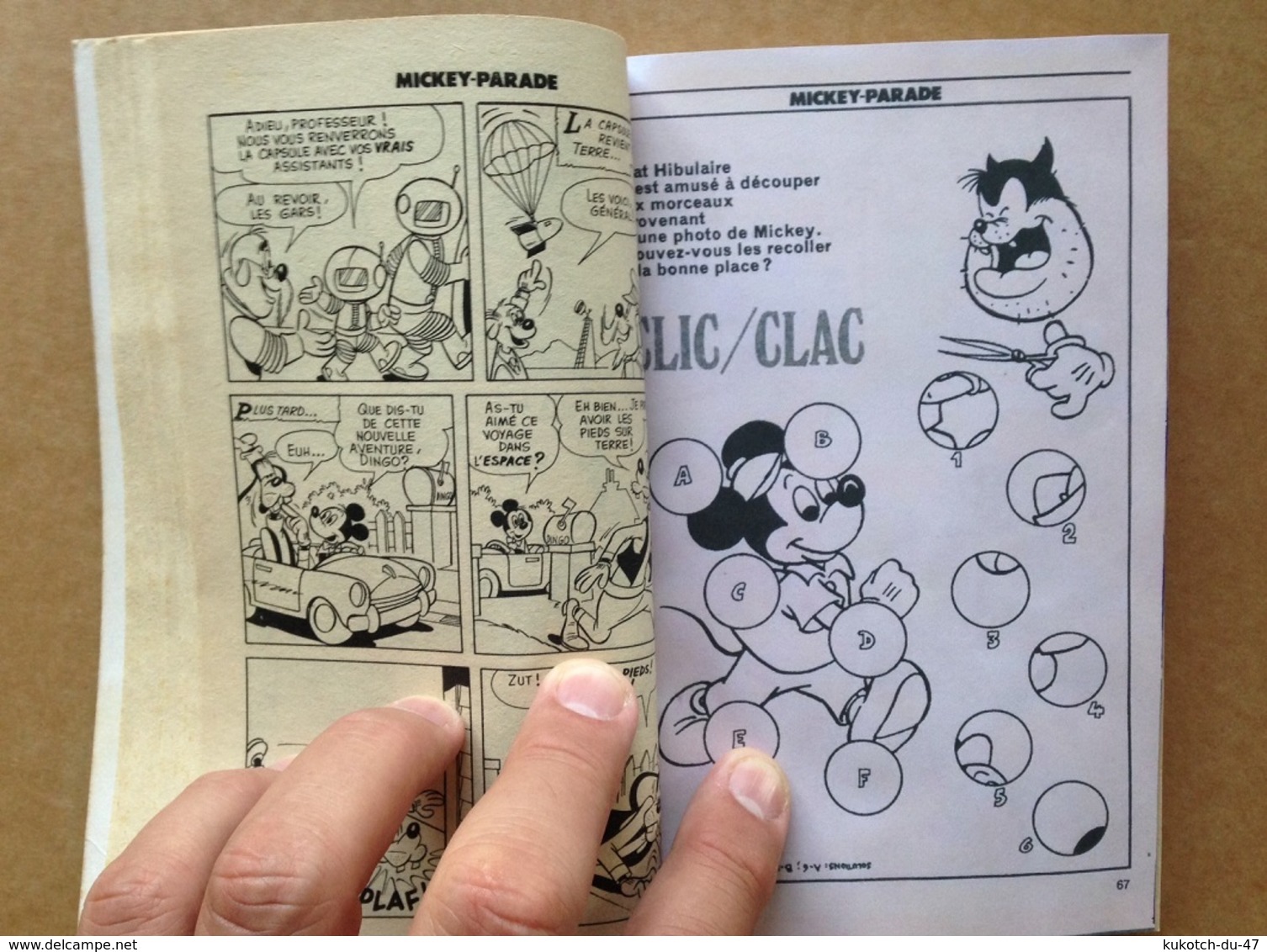Disney - Mickey Parade - Année 1983 - N°40 (avec Grand Défaut D'usure) - Mickey Parade