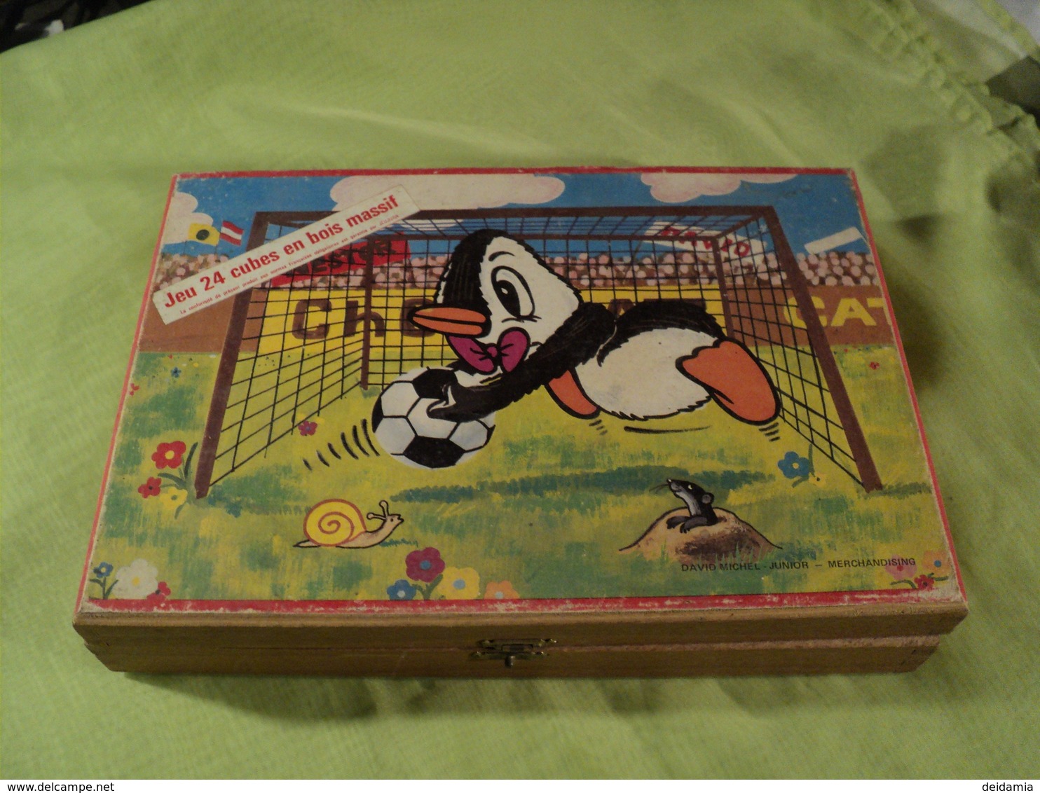 VIEUX JEU DE CUBES NESTOR LE PINGOUIN. JEUJURA. ANNEES 70? DAVID MICHEL JUNIOR. - Puzzle Games