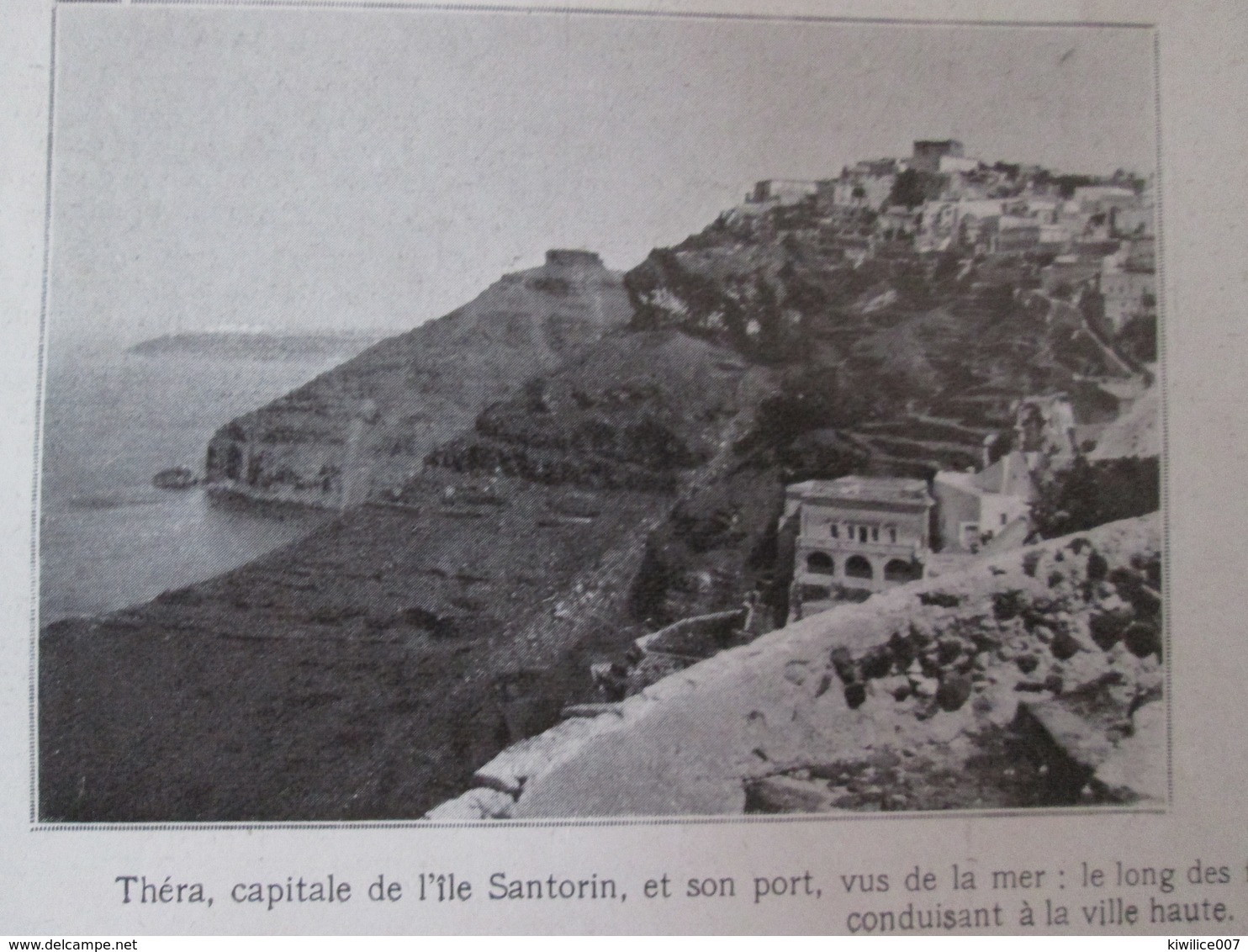 1925 Une éruption Volcanique  Dans Les Cyclades ILE SANTORIN    Nouvelle Kaymeni  Port De THERA - Unclassified