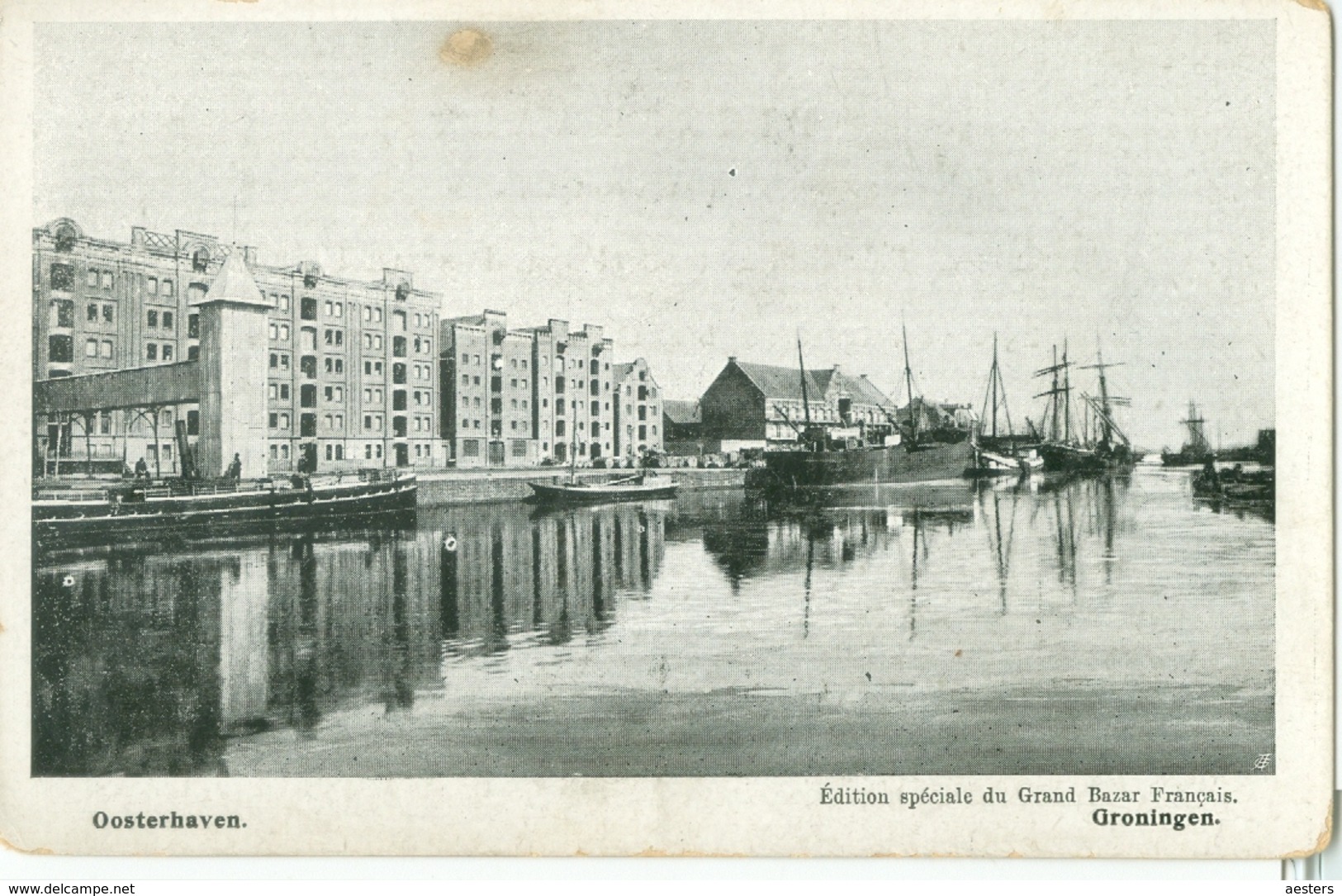 Groningen; Oosterhaven - Niet Gelopen. (Éd. Spéc. Du Grand Bazar Français - Groningen) - Groningen