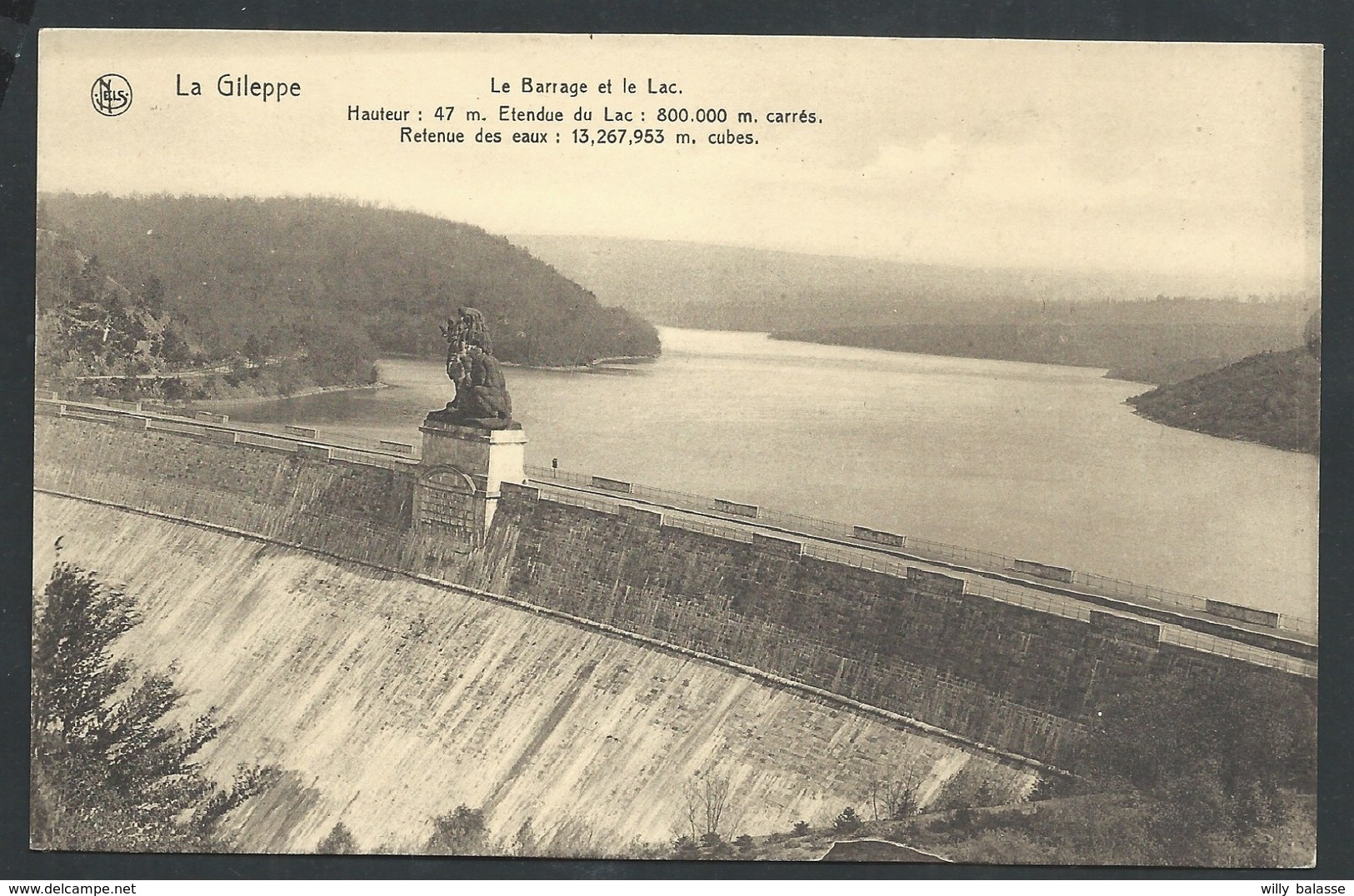 +++ CPA - LA GILEPPE - Barrage Et Lac - Nels    // - Gileppe (Barrage)