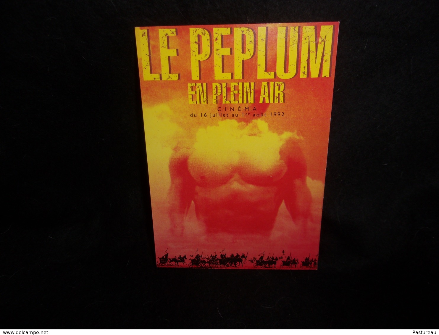 Cart' Com . Cinéma. " Le Péplum En Plein Air   " La Villette 1992.Voir 2 Scans . - Publicité Cinématographique