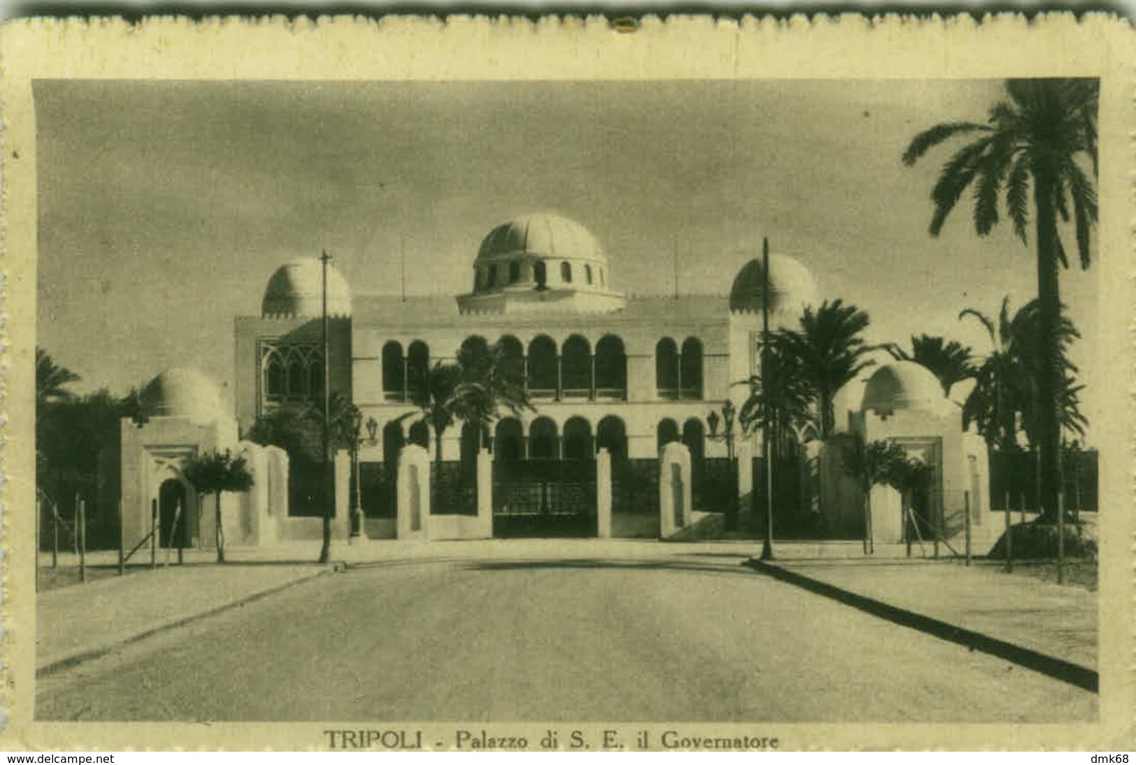 AFRICA - LIBIA / LIBYA - PALAZZO DI S.E. IL GOVERNATORE - EDIZ. SABBATINI - 1930s (BG754) - Libya