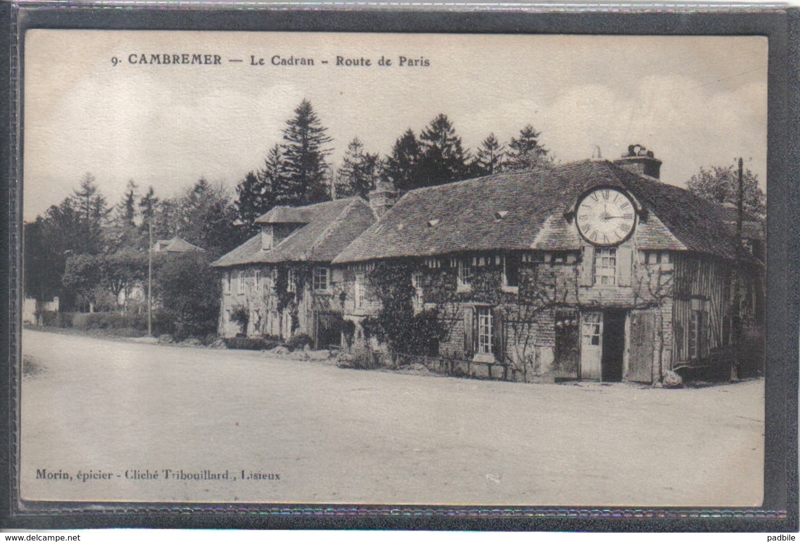 Carte Postale  14. Cambremer  Le Cadran Route De Paris Très Beau Plan - Autres & Non Classés