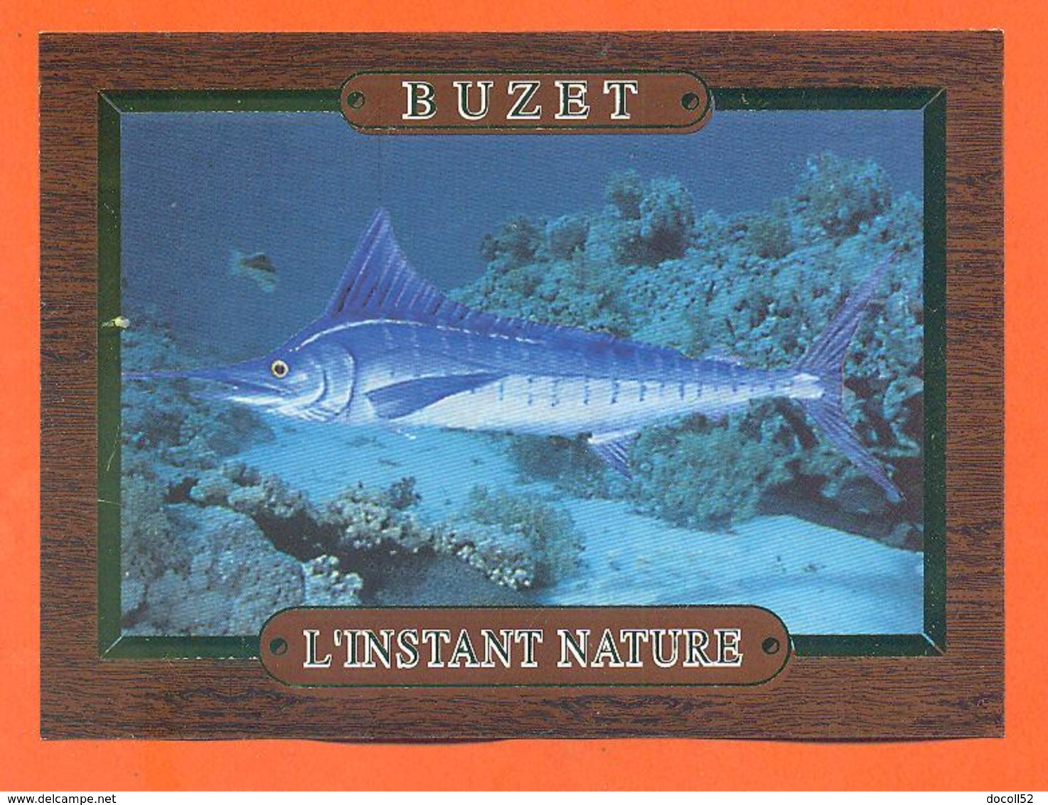 étiquette De Vin De Buzet L'instant Nature - 75 Cl - Espadon - Fishes