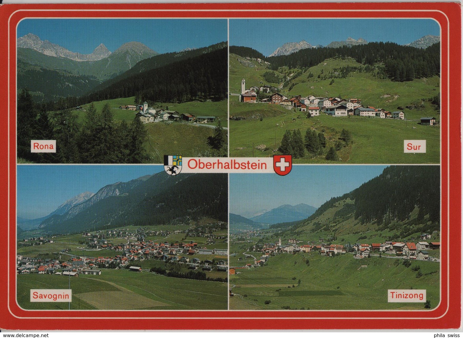 Oberhalbstein - Rona, Sur, Savognin, Tinizong - Savognin