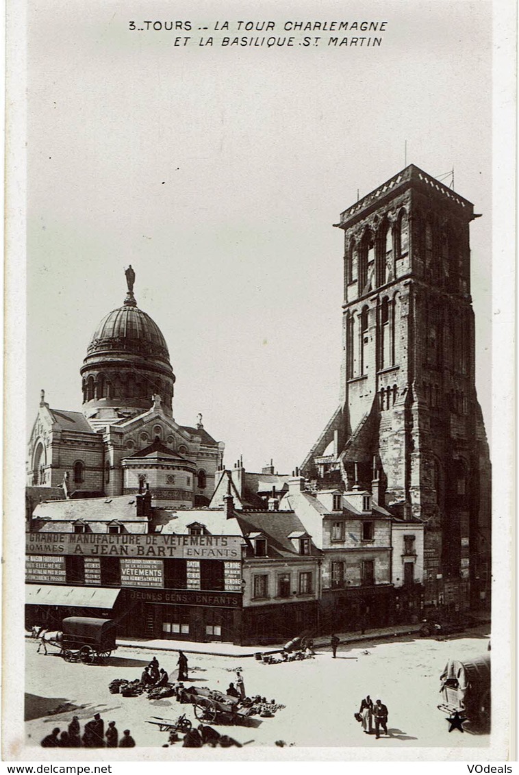 CPA - France - (37) Indre Et Loire - Tours - La Tour Charlemagne Et La Basilique St. Martin - Tours