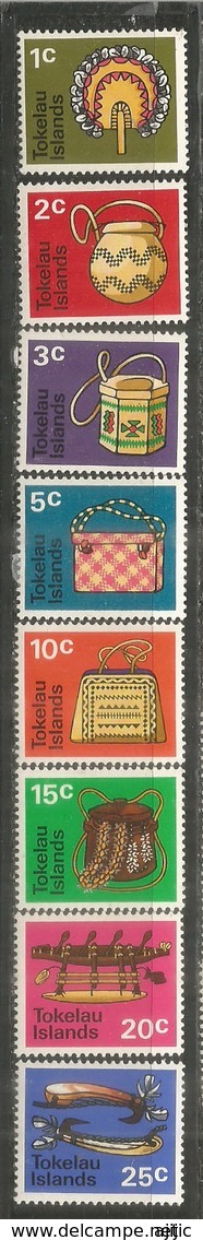 Artisanat Local Des Iles Tokelau. Serie Complete 8 Timbres Neufs ** Nr 25/32. Cote 13,00 Euro - Tokelau