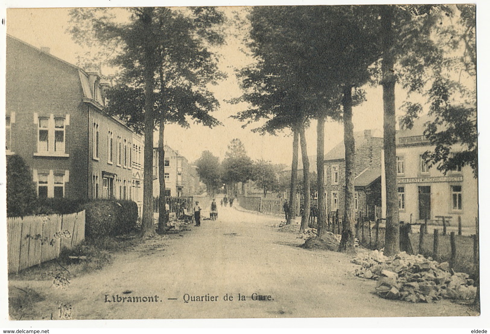 Libramont Quartier De La Gare Guerre 1918 213 Eme Tracteurs - Libramont-Chevigny