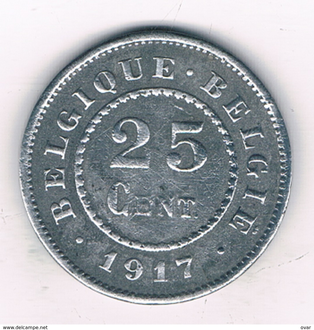 25 CENTIMES 1917 BELGIE /7025/ - 25 Centimes