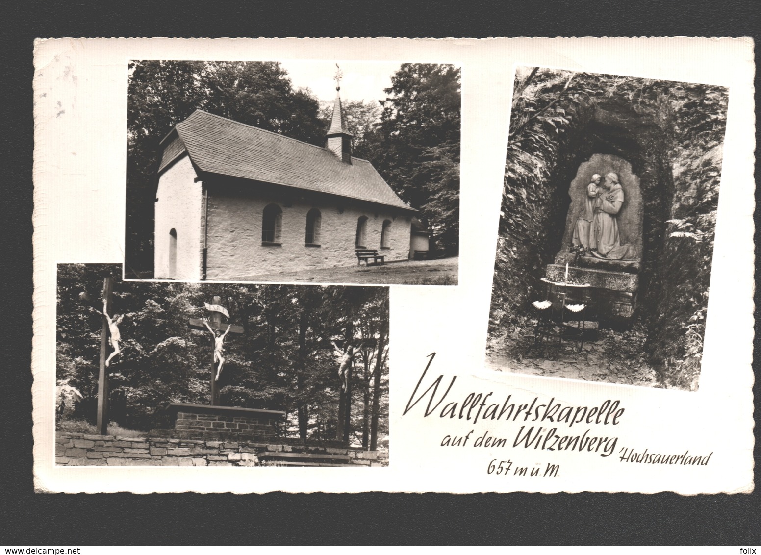 Schmallenberg / Gleidorf (Gasthof Richter) - Wallfahrtskapelle Auf Dem Wilzenberg - 1964 - Fotokarte - Schmallenberg