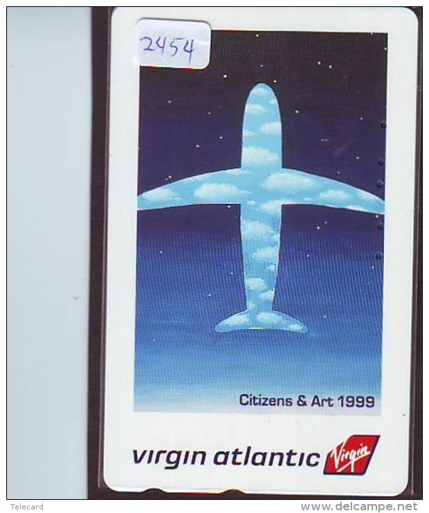 Télécarte  JAPON * VIRGIN ATLANTIC  (2454) * AVIATION * AIRLINE Phonecard  JAPAN AIRPLANE * FLUGZEUG - Avions