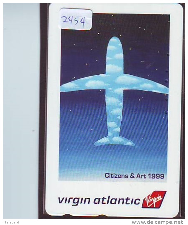 Télécarte  JAPON * VIRGIN ATLANTIC  (2454) * AVIATION * AIRLINE Phonecard  JAPAN AIRPLANE * FLUGZEUG - Airplanes