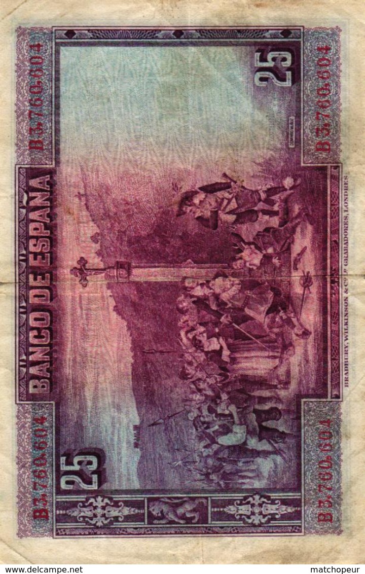 EL BANCO DE ESPANA - 25 PESETAS - 1928 - 1-2-5-25 Pesetas