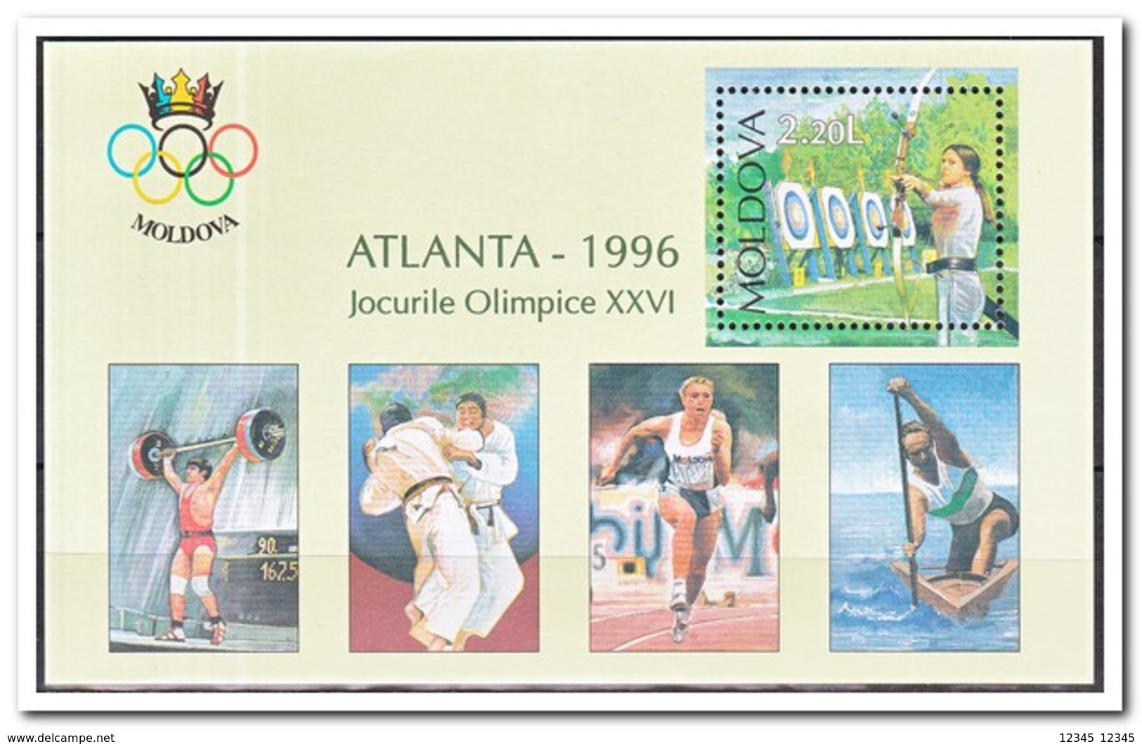 Moldavië 1996, Postfris MNH, Olympic Games - Moldavië