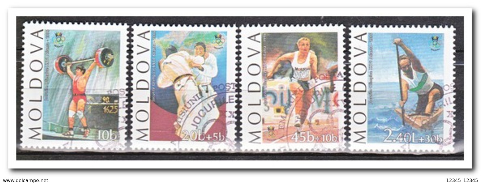 Moldavië 1996, Gestempeld USED, Olympic Games - Moldavie