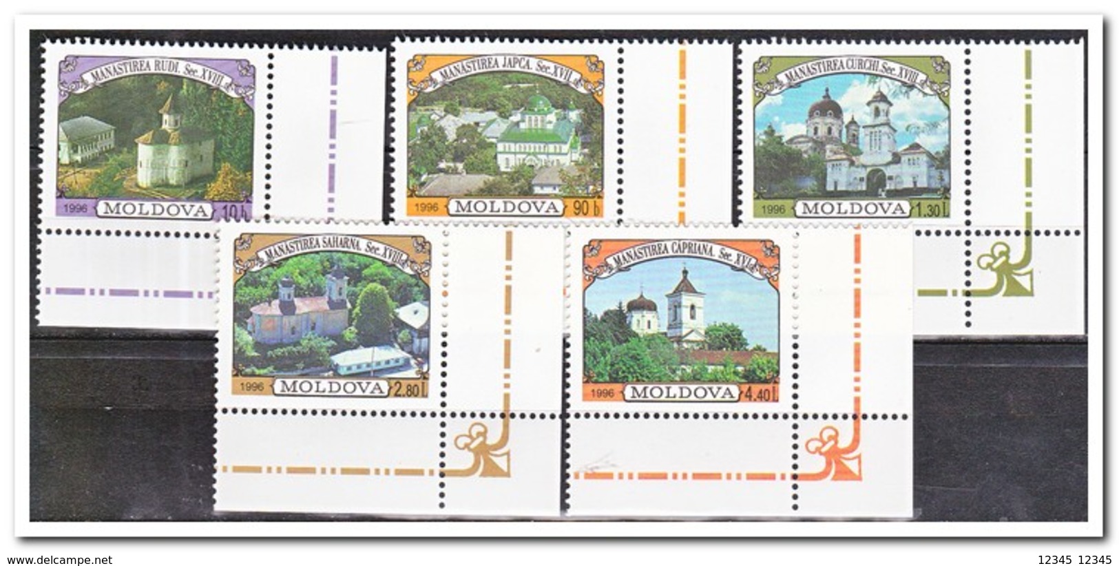 Moldavië 1996, Postfris MNH, Castles - Moldavië