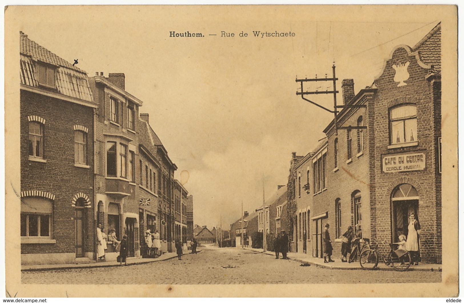 Houthem Comines Rue De Wytschaete Cachet 1943 Colonie PA Section Allemande - Comines-Warneton - Komen-Waasten