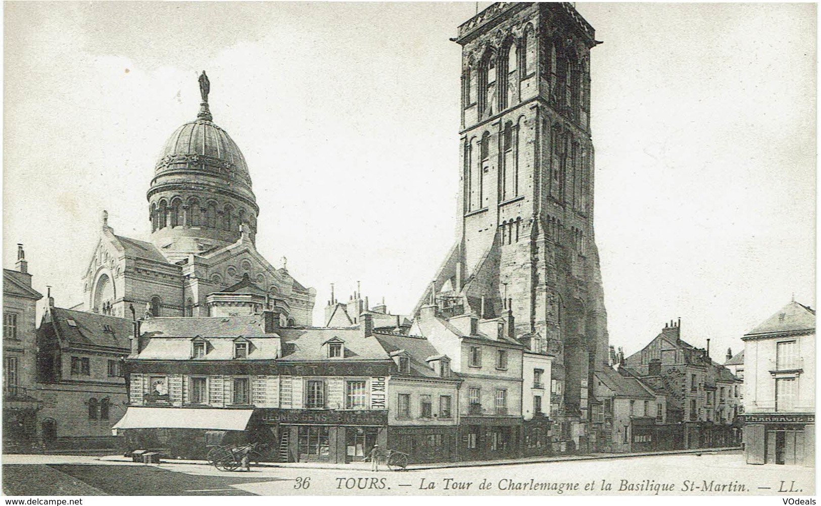 CPA - France - (37) Indre Et Loire - Tours - La Tour De Charlemagne Et La Basilique St-Martin - Tours