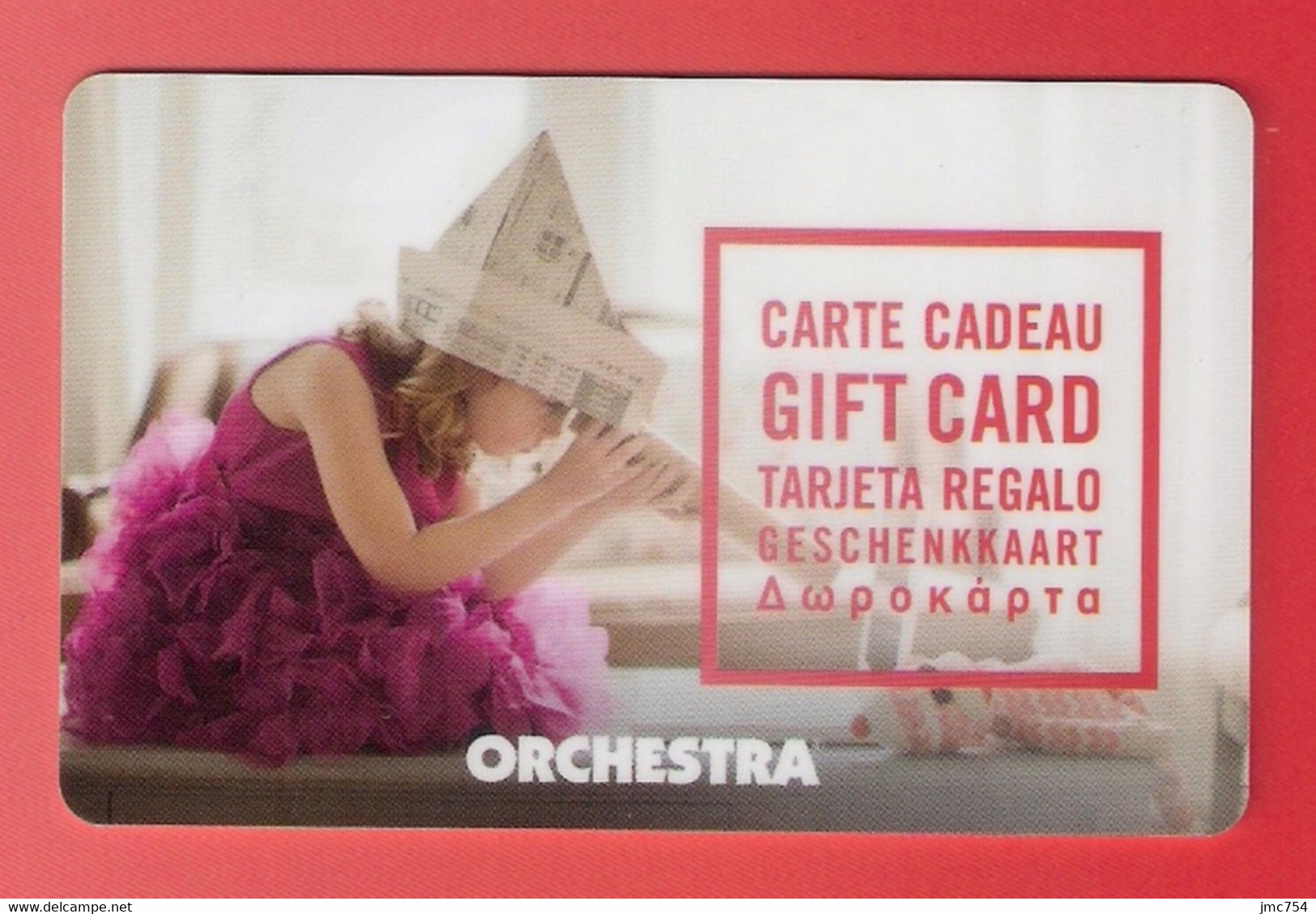 Carte Cadeau  ORCHESTRA.   Gift Card.   Geschenkkaart.  Tarjeta Regalo. - Cartes Cadeaux